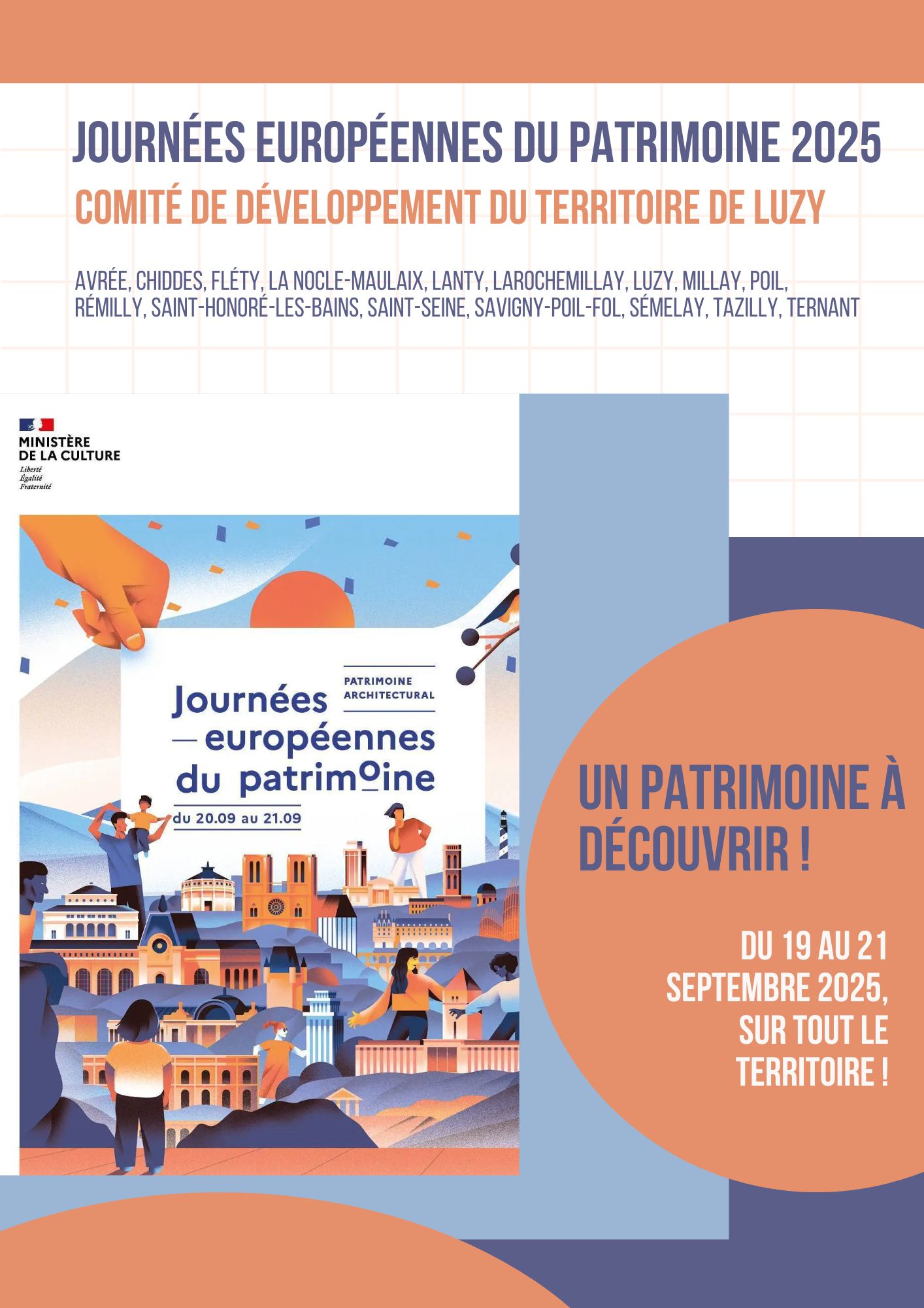 Journée européennes du Patrimoine 2025 - Luzy.fr